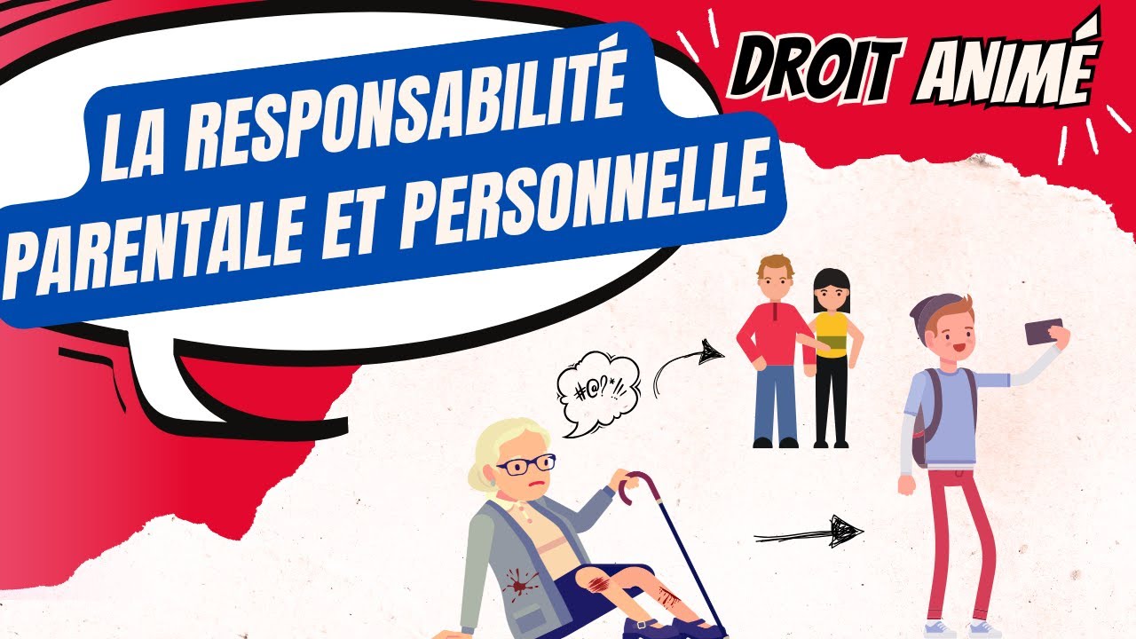 La responsabilité civile personnelle et la responsabilité civile parentale | Le droit animé