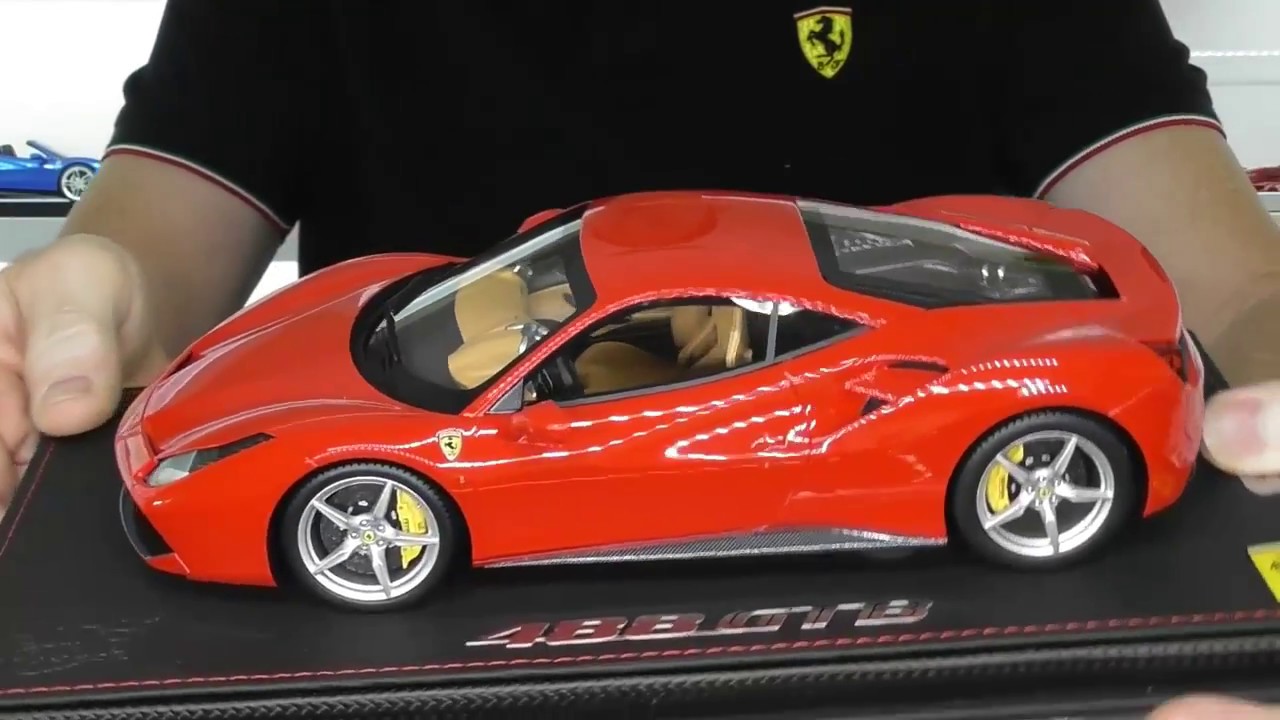 FERRARI 488 GTB by BBR Models in 1/18 scale - FULL REVIEW