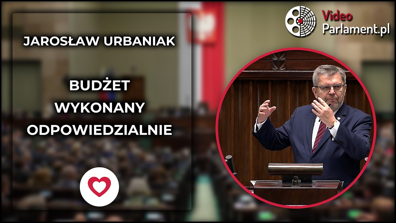Jarosław Urbaniak: The 2025 budget executed responsibly