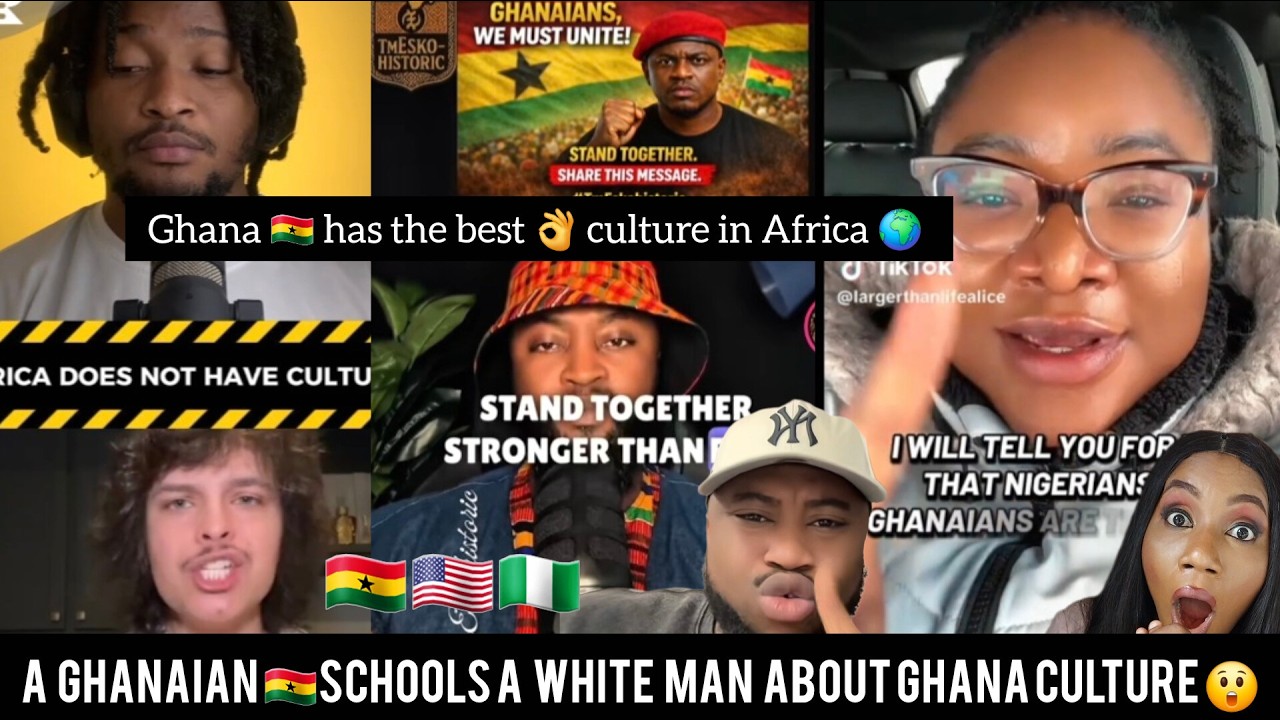 OMG😱A BRAVE💪GHANAINS🇬🇭BLAST🔥AN AMERICAN🇺🇸FOR DISRESPECTING GHANA'S CULTURE😱