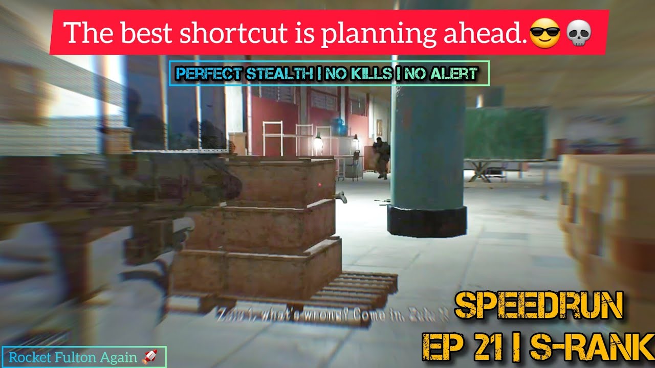 MGSV: Ep 21 [The War Economy] – Outsmart the Mission 😏 | Stealth Speedrun | S-Rank