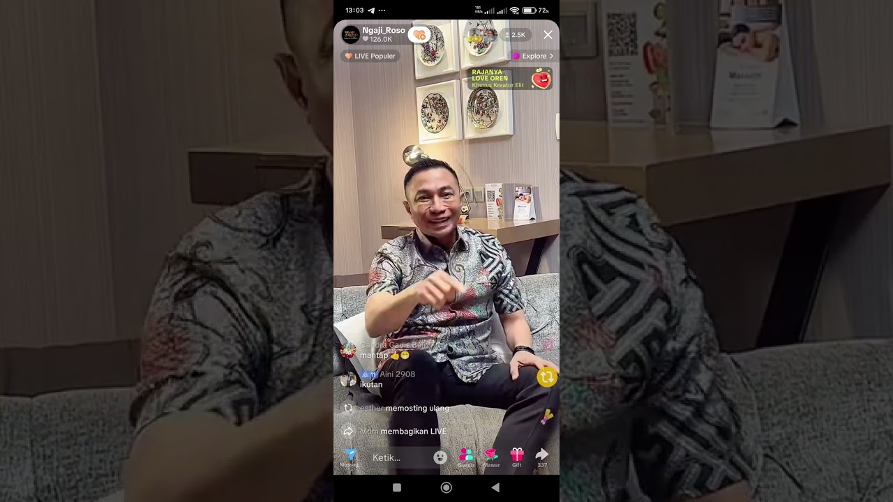 Pesan dan Tips cara Detoksifikasi yang sudah dienjus Vuxkc!n Jenderal Dharma Pongrekun di Ngaji Roso
