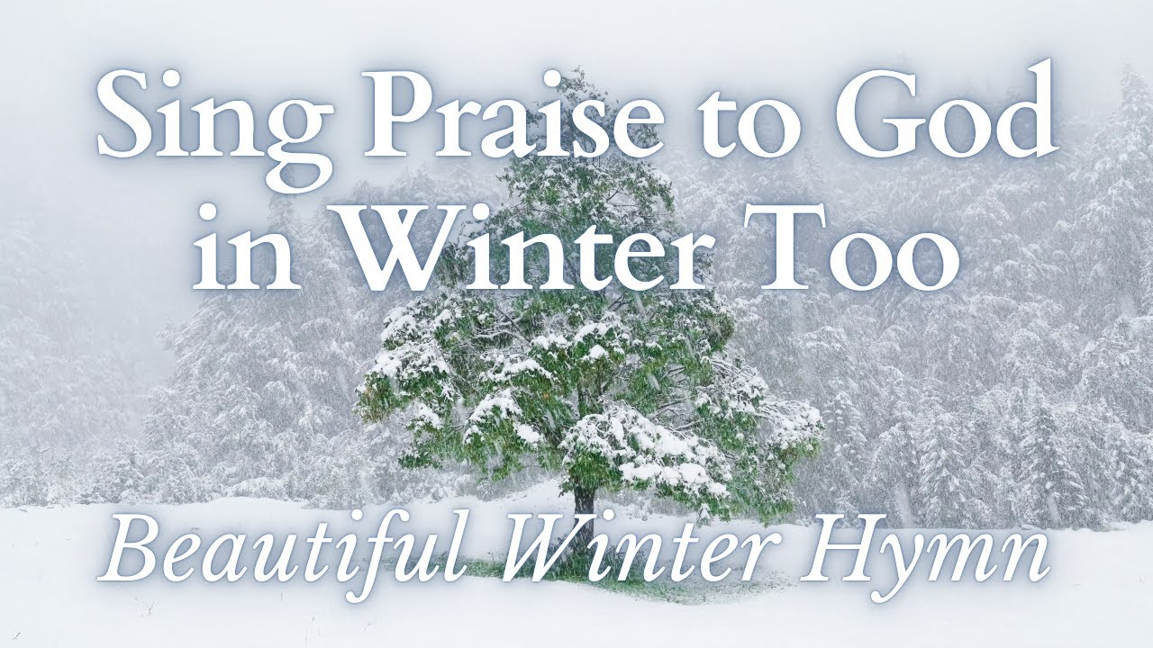 BEAUTIFUL Winter Hymn - Sing Praise to God in Winter Too (With Lyrics) (Sparrow in the Snow Version)