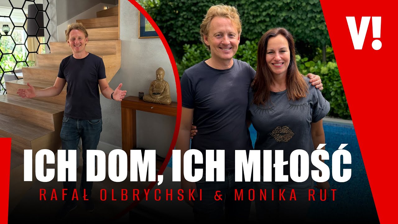 DOMY GWIAZD: TAK MIESZKAJĄ RAFAŁ OLBRYCHSKI Z PARTNERKĄ! BASEN, OGRÓD, STUDIO. JAK ODNALEŹLI SPOKÓJ?