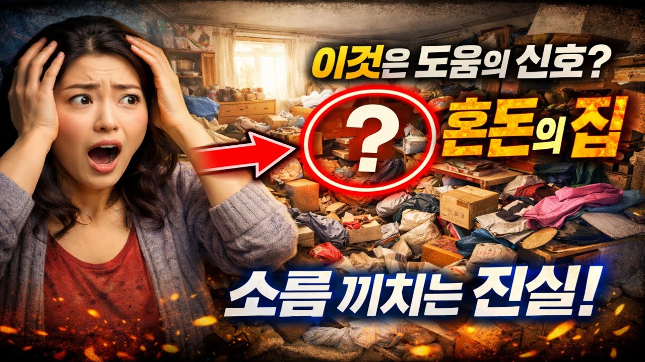 당신의 엉망진창인 집, 혹시 도움을 요청하는 외침이 아닐까요?