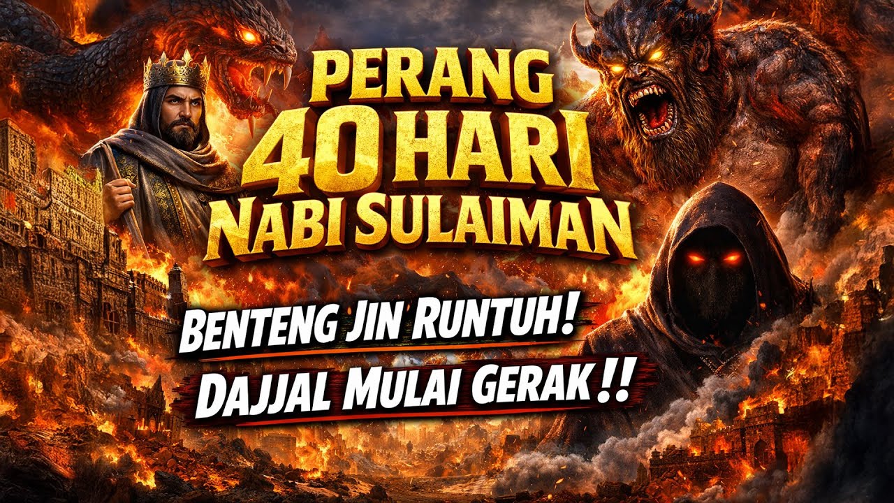 40 Hari PERANG NABI SULAIMAN MELAWAN JIN KAFIR‼️Benteng Jin Runtuh