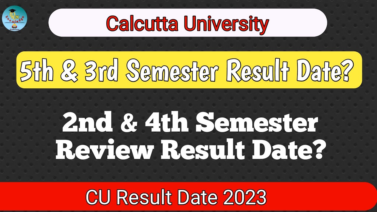 5th & 3rd Sem Results Date? | 2nd & 4th  Semester Review Date |Odd Semester Results Cu Result 2023