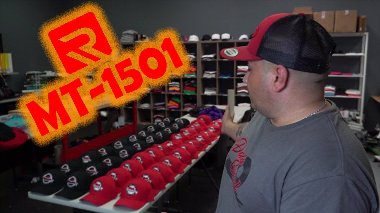 Embroidery on caps with the MT-1501 from Ricoma