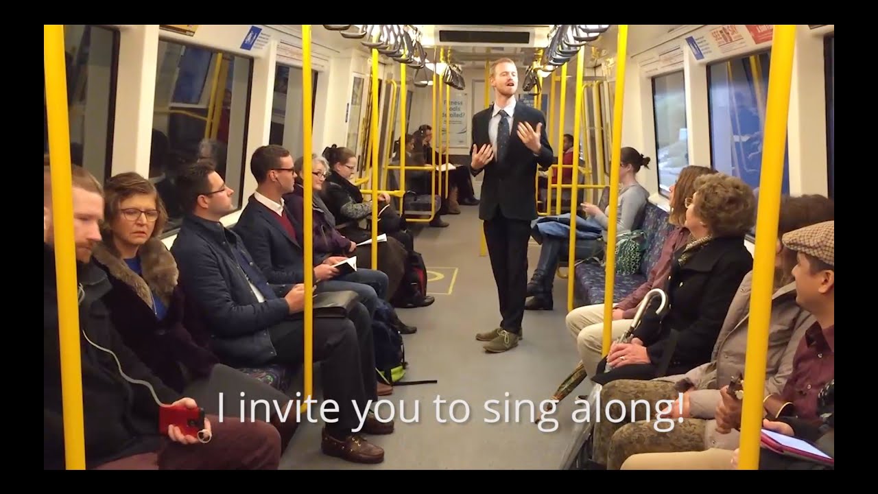 Strangers on Perth Train Burst into Singing Bob Marley.