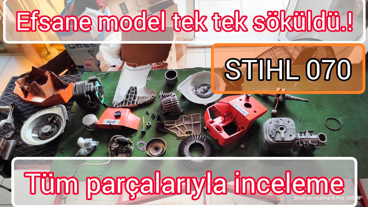 STIHL 070 İNCELEME EFSANE MODEL SAHNEDE.!