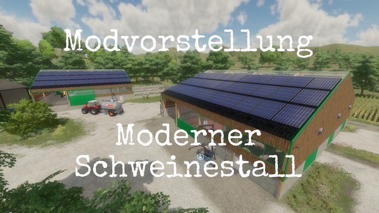 LS22 Mods (Ps4) Moderner Schweinestall  Modvorstellung (Ps4,Ps5,Xbs,Xb1,Pc/Mac)