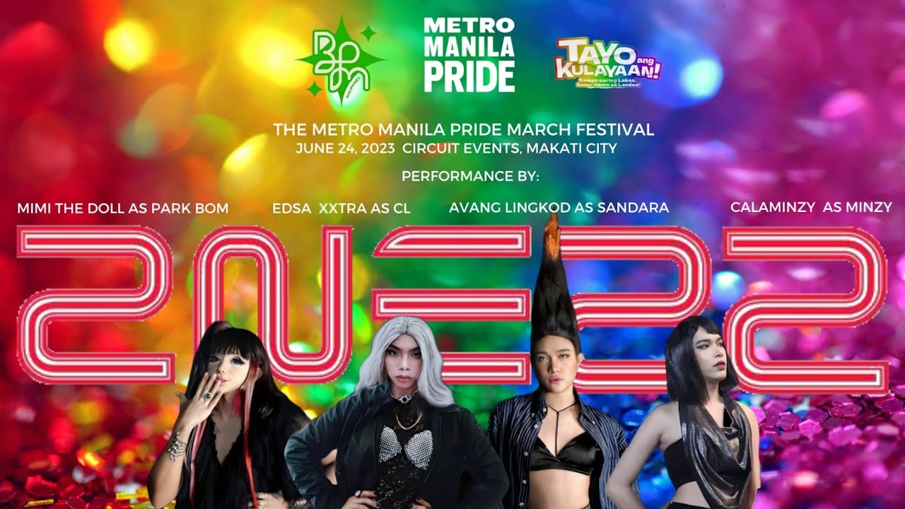 I AM THE BEST 2NE1 at Metro Manila Pride 2023 Full + Park Bom Please Dont Cry and You and I COVER
