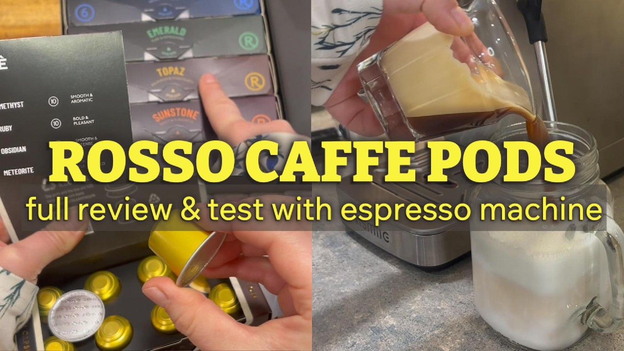 Rosso Caffe Espresso Pods | Unboxing & How to Use!