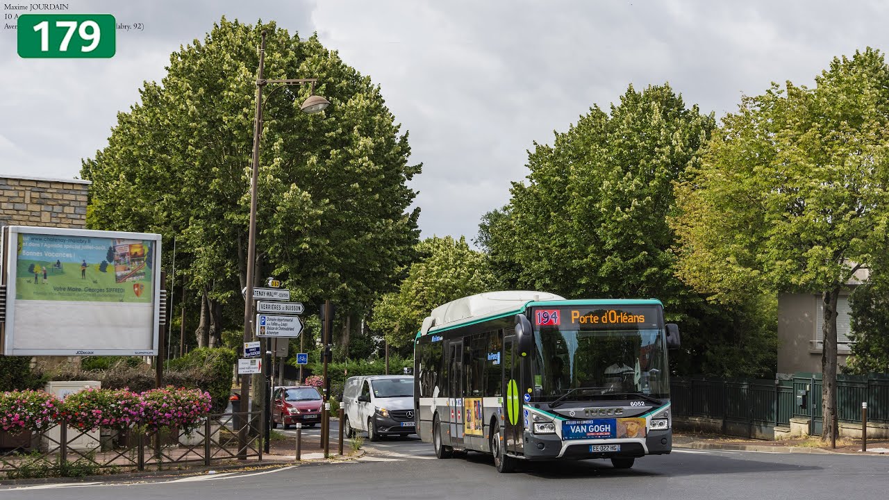 Iveco Urbanway 12 Hybrid FULL THROTTLE - Bus 179 RATP
