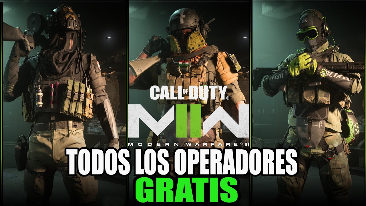 COMO DESBLOQUEAR TODOS LOS OPERADORES DE LANZAMIENTO EN MODERN WARFARE 2 / MUY FACIL / GUIA COMPLETA