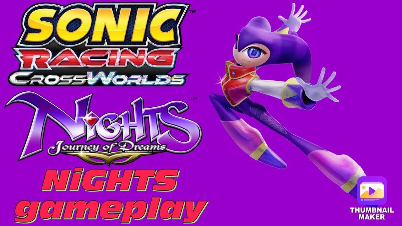 Игровой процесс Sonic Racing Crossworlds: NiGHTS