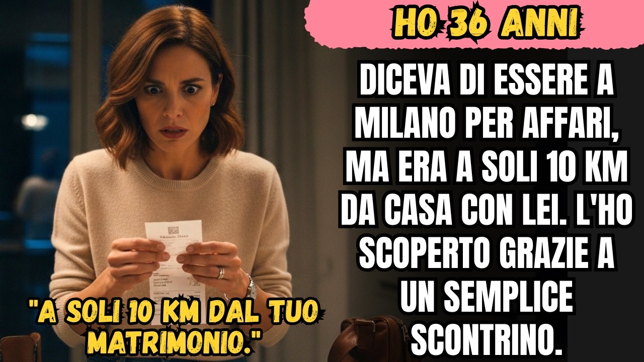 DICEVA DI ESSERE A MILANO PER AFFARI, MA ERA A SOLI 10 KM DA CASA CON LEI. L'HO SCOPERTO GRAZIE A...