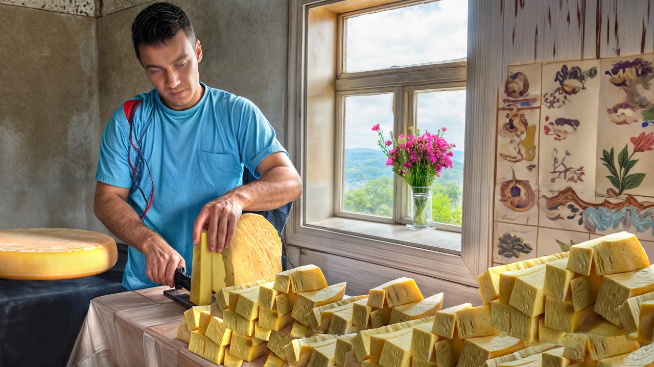 Traditional Cheese Making and Mushroom Foraging in the Mountains