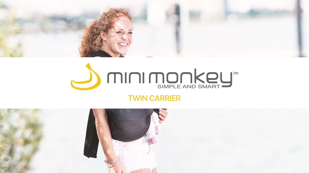 Tutorial Minimonkey Twin Carrier - baby carrier to carry twins