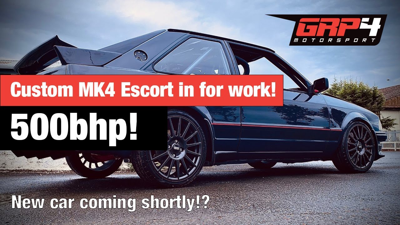 Stunning 500bhp Escort building in at Grp4 Motorsport for some custom work!