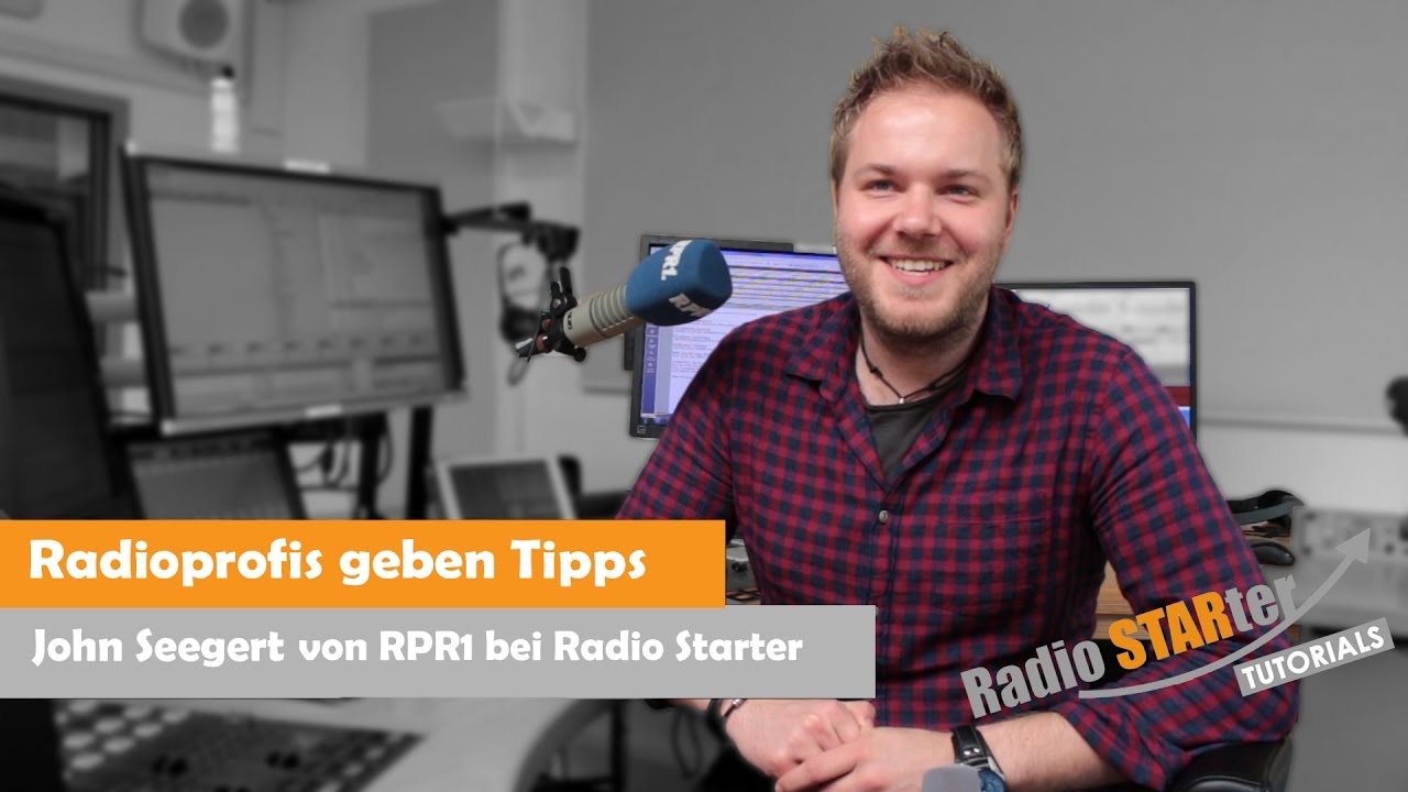 Radioprofis geben Tipps | John von RPR1 - Radio Starter Tutorials