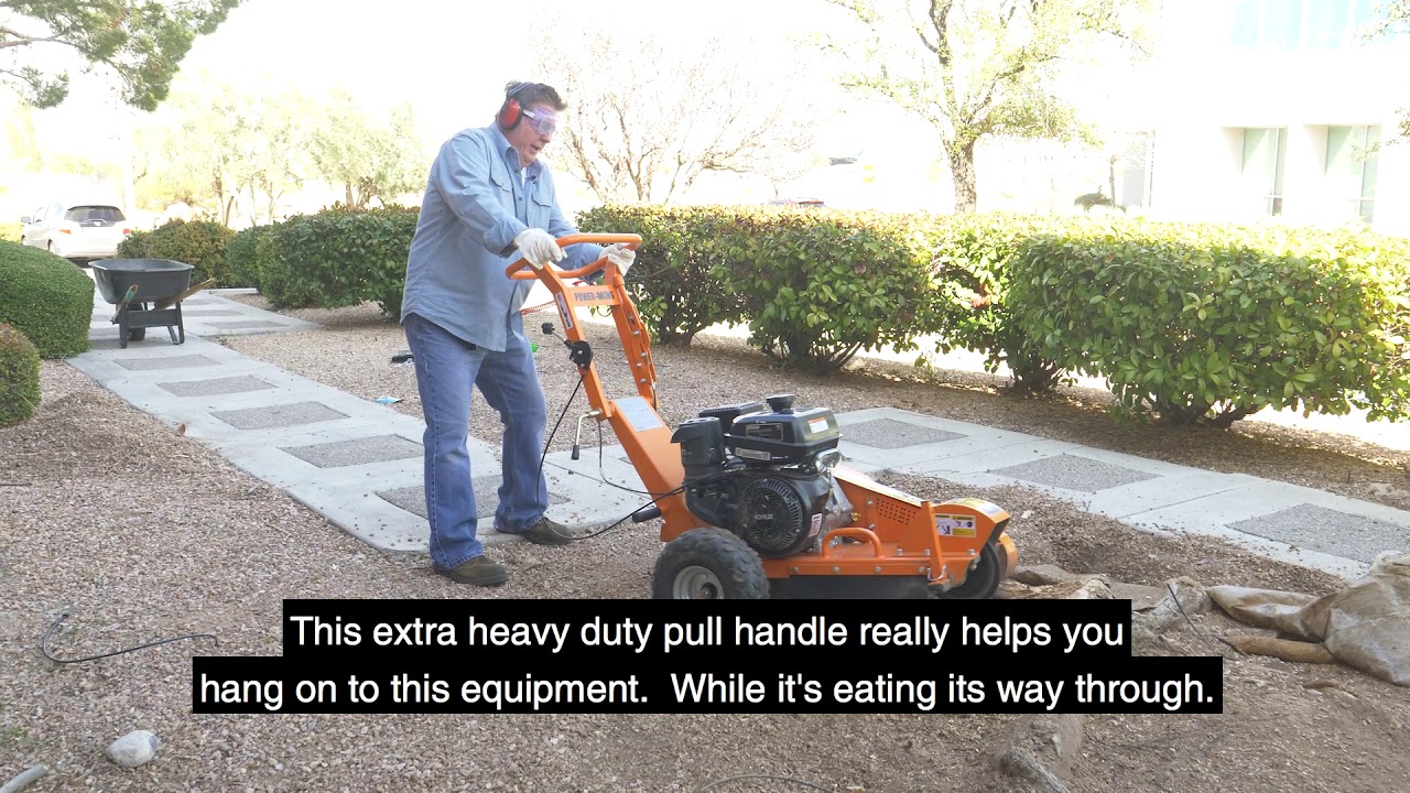 PowerKing PK0803 (2018) 14 HP Kohler Engine Stump Grinder - DEMO