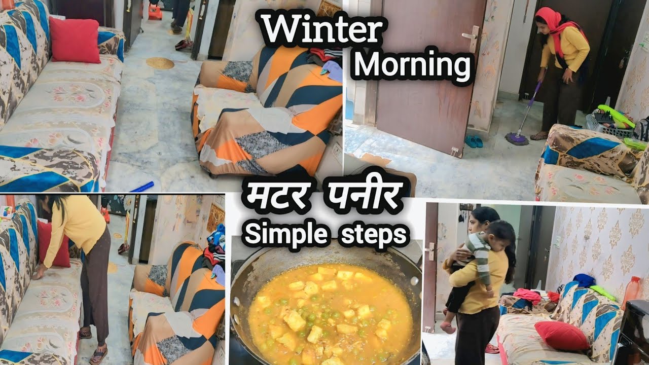 Real Mom Winter Morning ❄️ | Baby Care + Cleaning + Simple Cooking