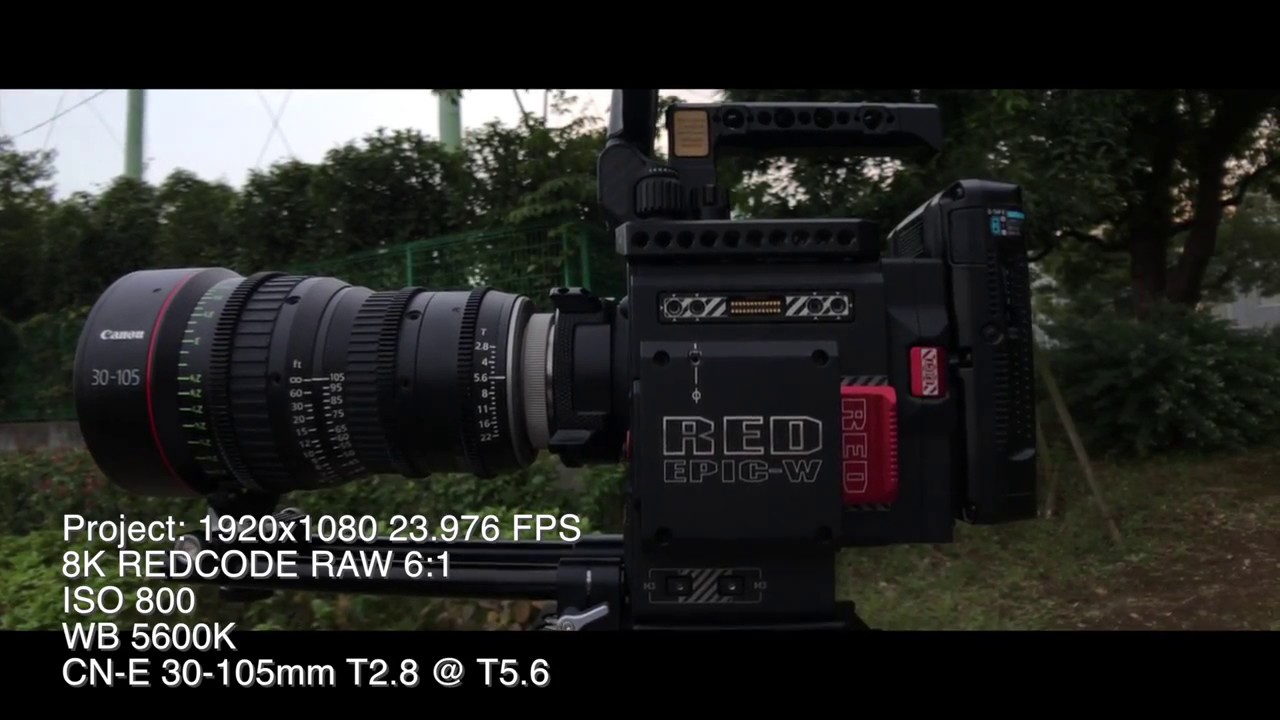 Red Epic-W digital punch-in test