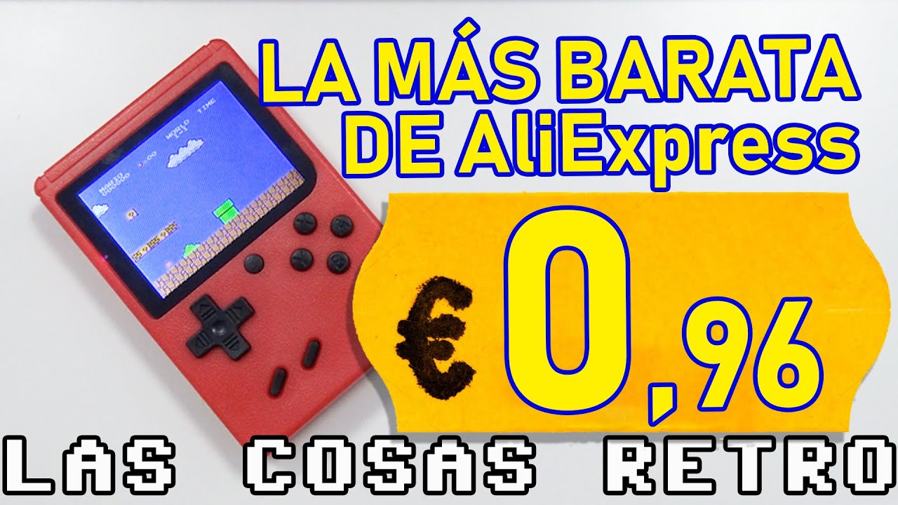 🕹️ CONSOLA CHINA la MÁS BARATA de AliExpress 8,80€ | Clon NES GAME BOY