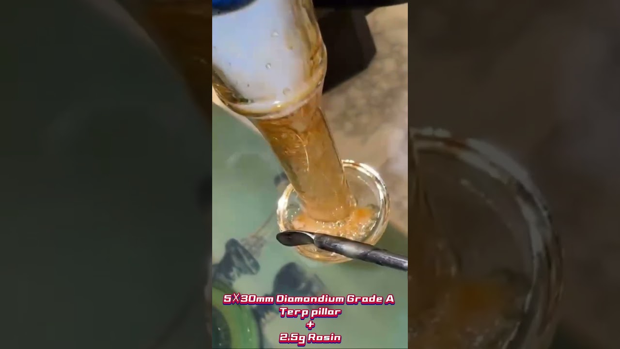 Diamondium grade A TERP PILLAR+2.5GRAMS Rosin demo video