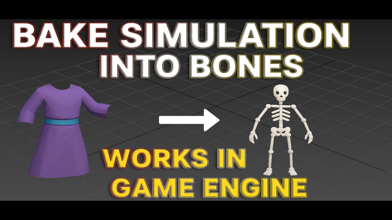 Bake Any Simulation Into Bones - Works in Any Game Engine!