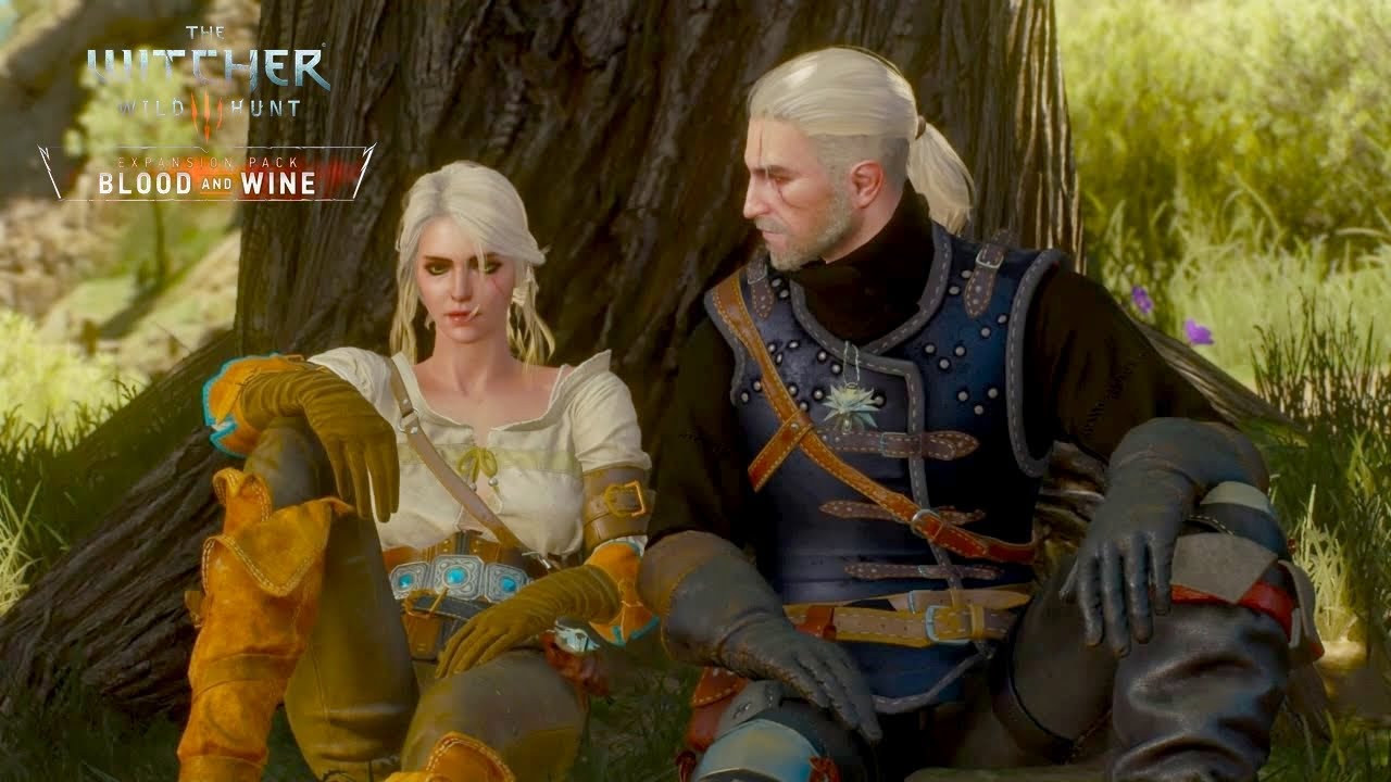 THE WITCHER 3: BLOOD AND WINE - CIRI VISITA GERALT EM TOUSSAINT. FINAL COM A CIRI ♥