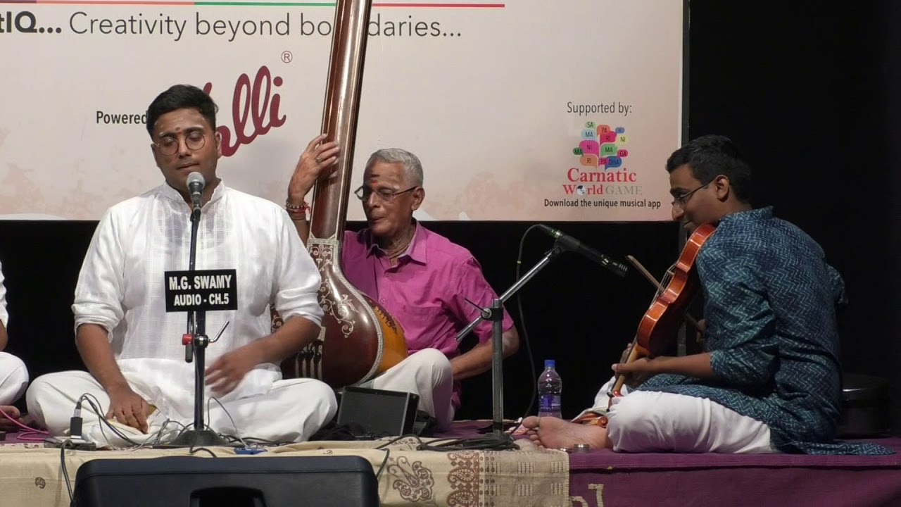 Pallavi Darbar 2018 l K.Bharat Sunder l Carnatica & Sri Parthasarathy Swami Sabha