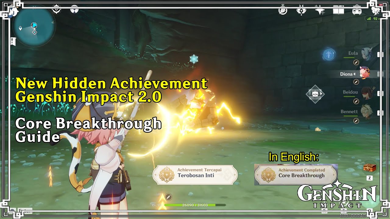 'Core Breakthrough' Hidden Achievement Guide | Genshin Impact 2.0