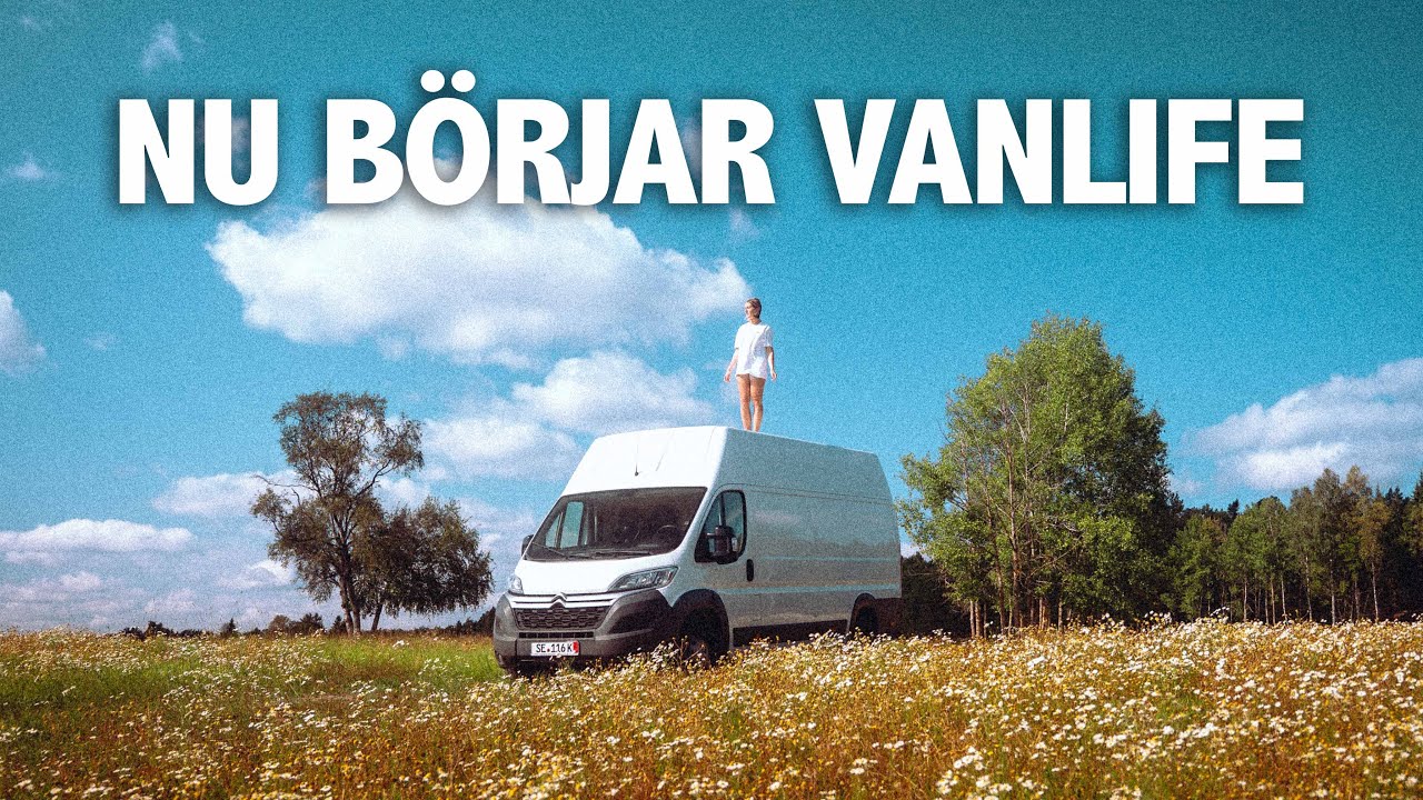Hejd&aring; Sverige - nu b&ouml;rjar VANLIFE!!!! 🚍🌍