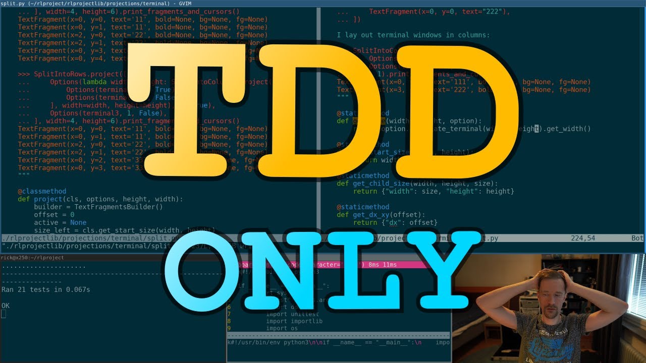 How TDD helps me solve programming problems.