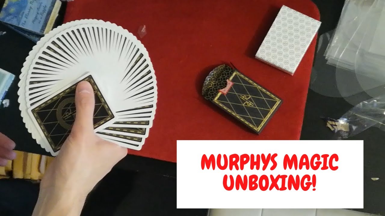 Murphys Magic UNBOXING - NEW Playing Cards at The Card Inn