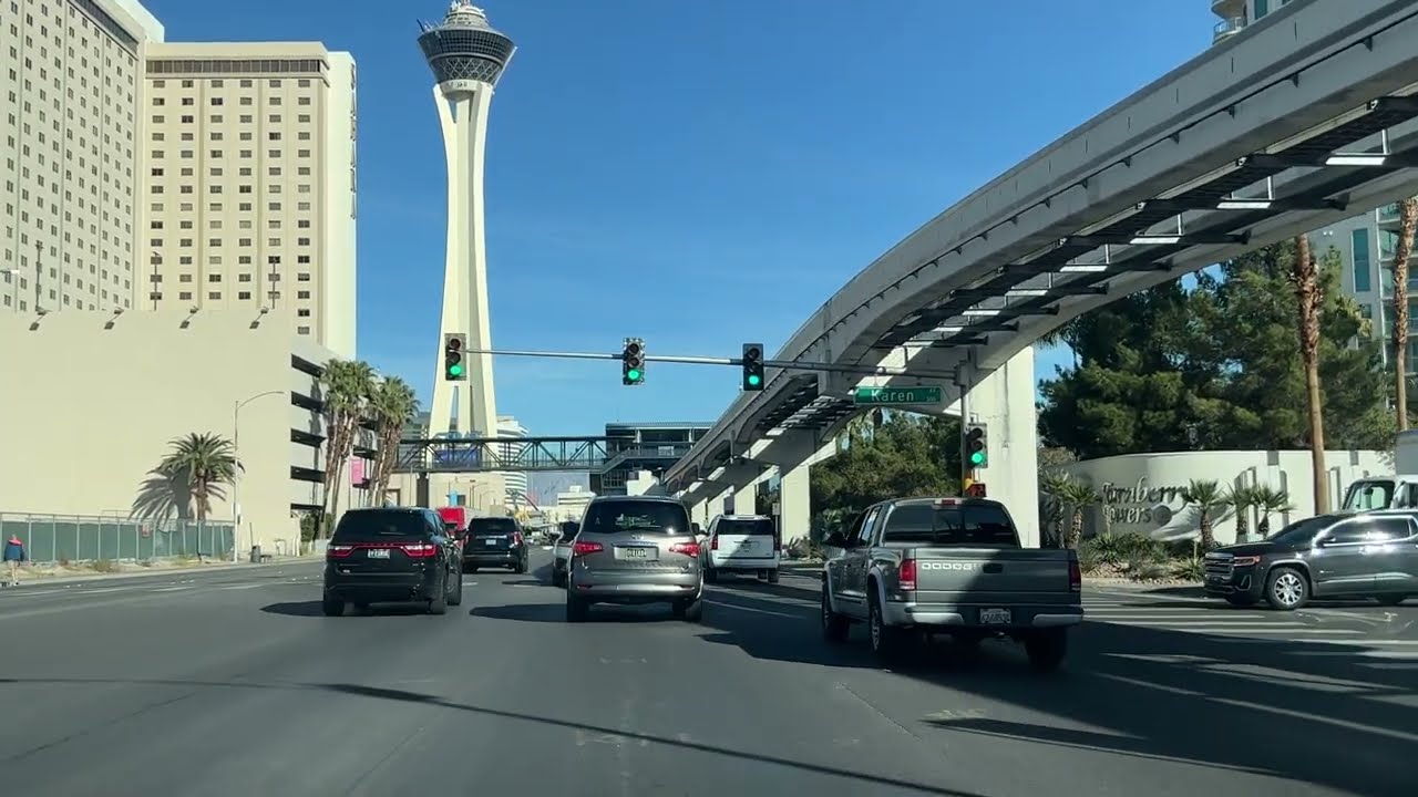 Las Vegas, Nevada - USA/Paradise Rd. Driving Tour