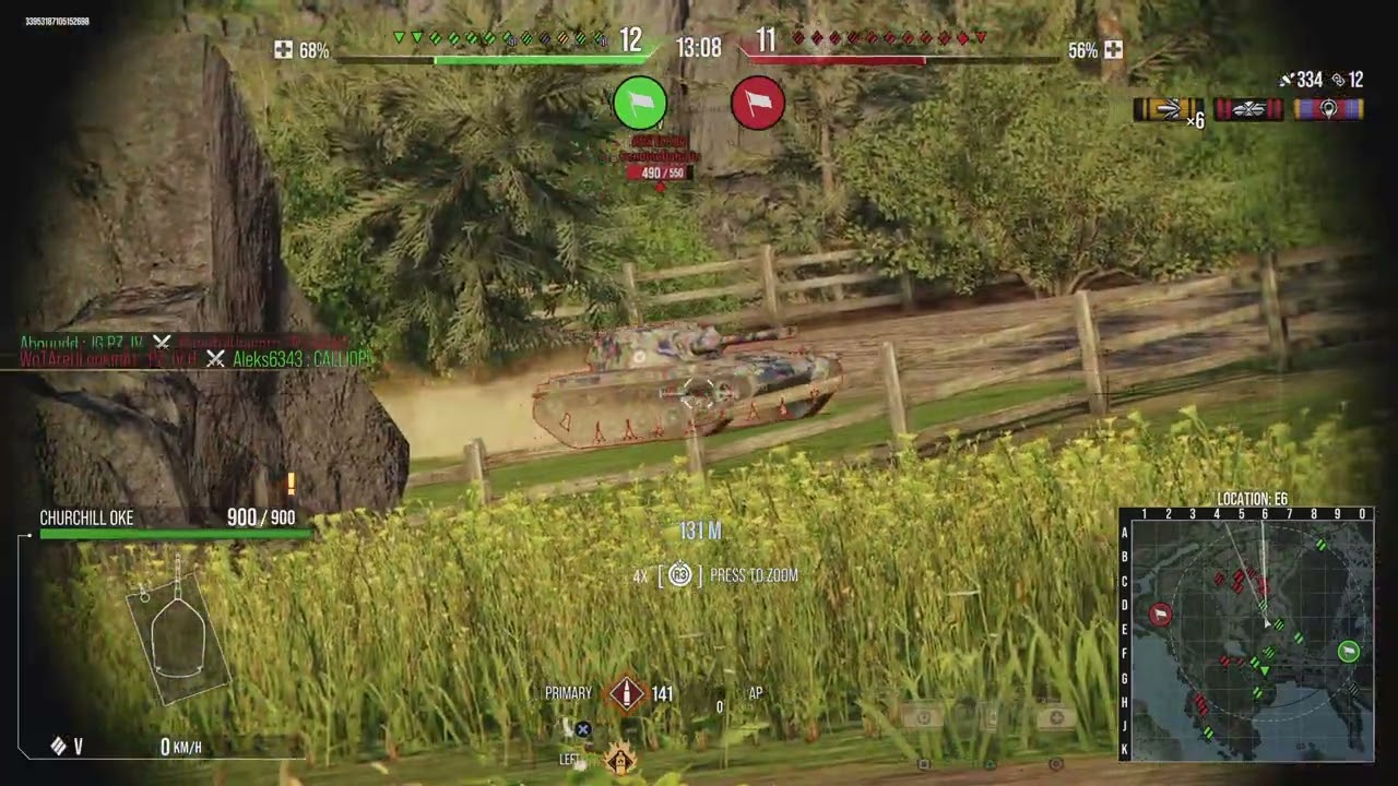 World of Tanks Modern Armor, Churchill Oke