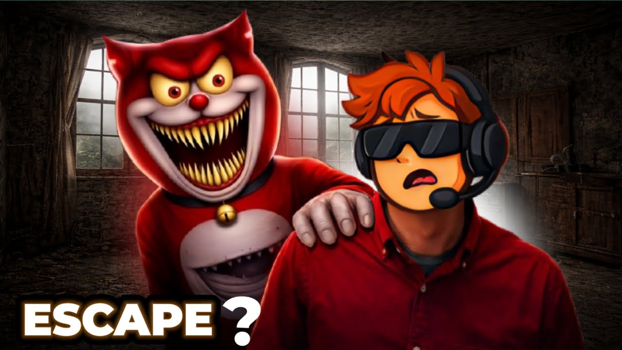 CAN I ECAPE from this SCARY DOREMON'S HOUSE ? 😱