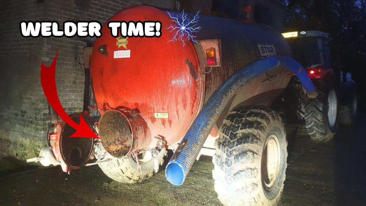 THERE'S A HOLE IN THE STAR SLURRY TANKER!! REPAIR WORK NEEDED