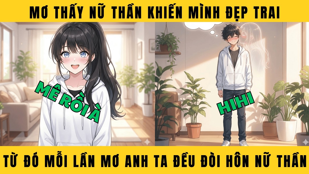 FULL MƠ THẤY NỮ THẦN KHIẾN MÌNH ĐẸP TRAI TỪ ANH TA ĐỀU ĐÒI HÔN NỮ THẦN MỖI NGÀY
