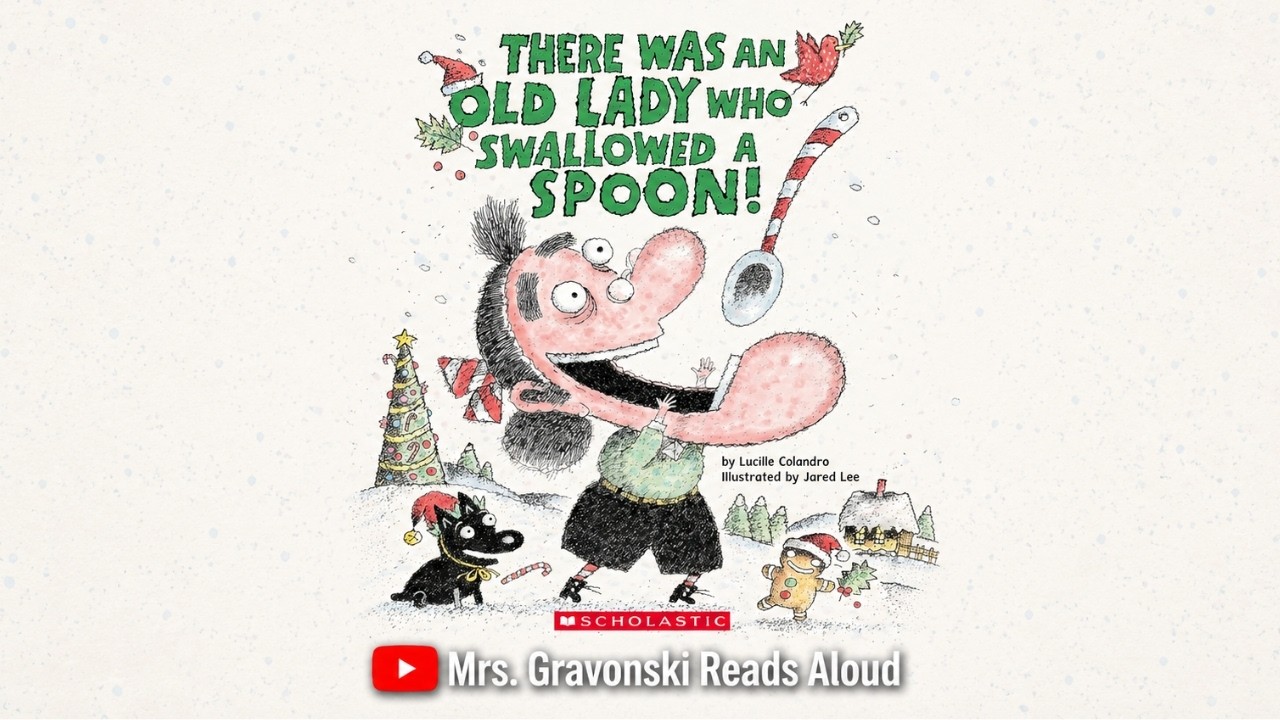 There Was An Old Lady Who Swallowed A Spoon Book | Read Aloud