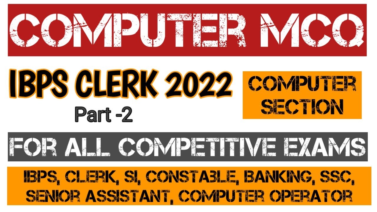 Computer mcq Questions and Answers | Clerk mcqs Computer | SBI Clerk | SBI PO | Student Success