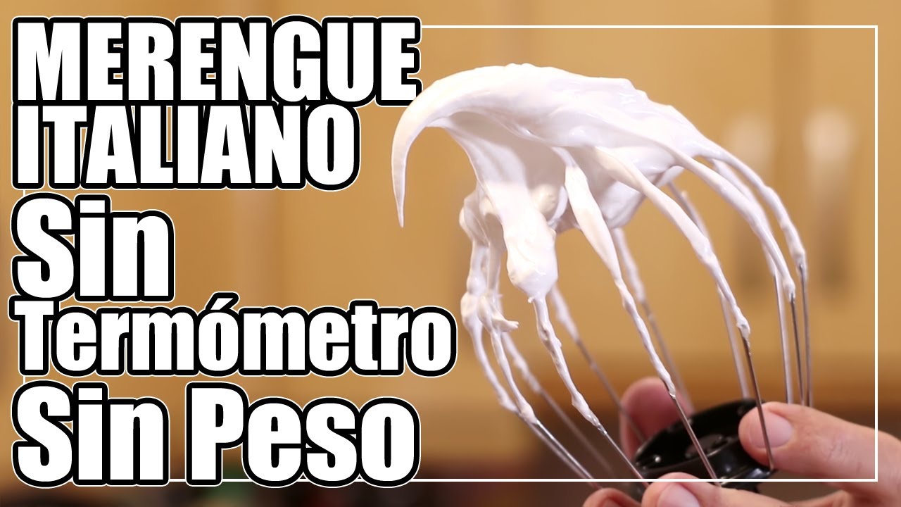 El MERENGUE ITALIANO mas FÁCIL. Sin Termómetro ni Peso