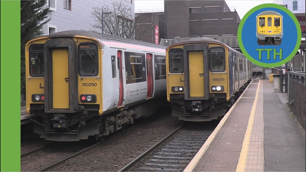 Trenau yn Y Waun Ddyfal - Trains at Cathays
