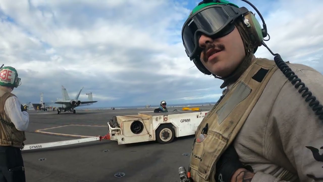 The Power of the F/A-18 Super Hornet Block II on an Aircraft Carrier