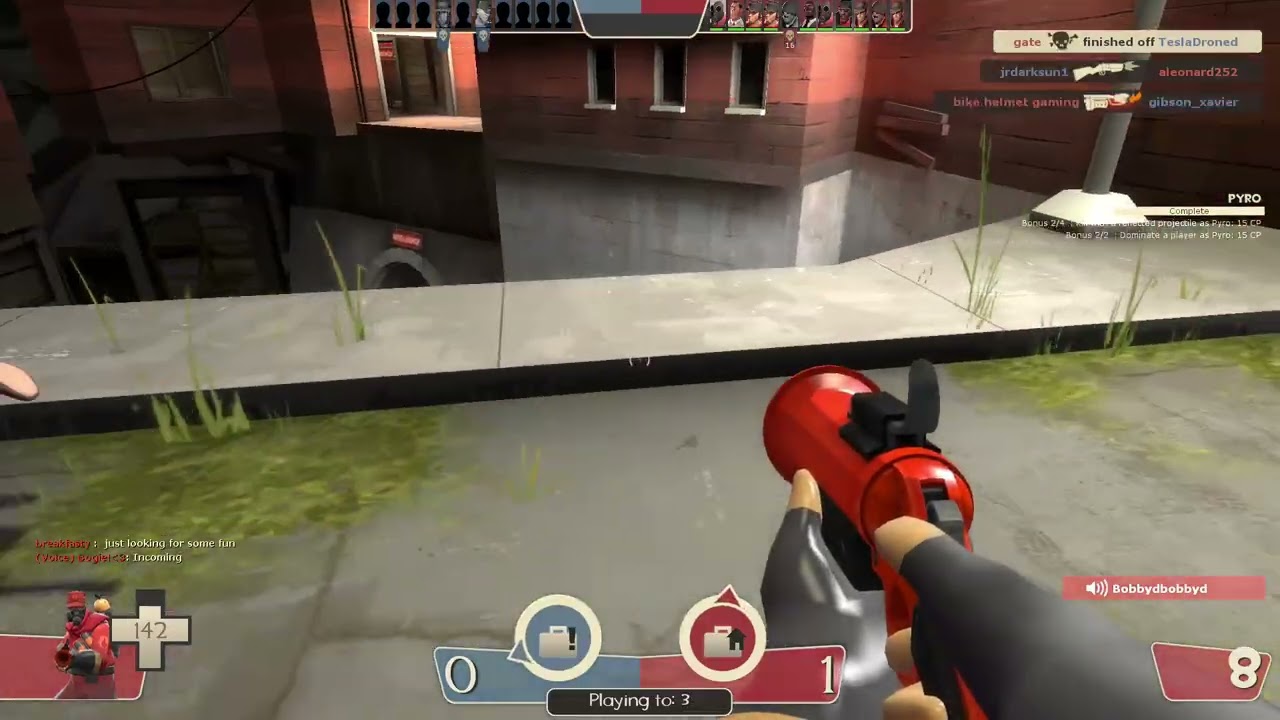 TF2  pyro gameplay