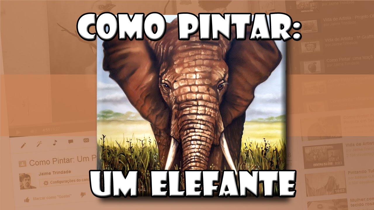 Como Pintar: Um Elefante