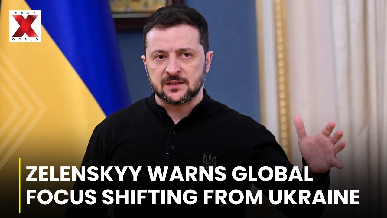 Владимир Зеленский предупреждает, что Украина может потерять концентрацию на фоне войны с Ираном ...